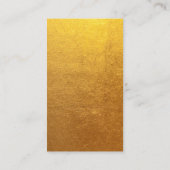 Carte De Visite Ananas photo Golden Foil (Dos)