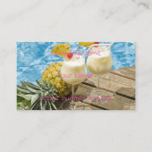 Carte De Visite ananas piña colada (Devant)