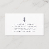 Carte De Visite Ananas Signature (Dos)