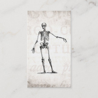 Carte De Visite Anatomie squelettique de squelettes de 1800s