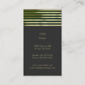 Carte De Visite Ancien combattant (Dos)