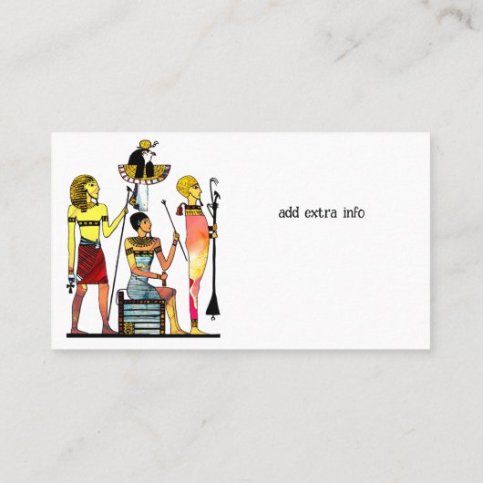 Carte De Visite Ancien Égypte Pharaons Lavish Ormamentation (Dos)