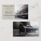 Carte De Visite Ancien sous-marin (Devant / Derrière)