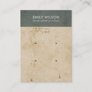 CARTE DE VISITE ANCIEN TEXTURE DE PAPIER GRAY 2 ÉTUDIANT