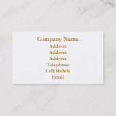 CARTE DE VISITE ANCIENNE ANGLETERRE (Dos)