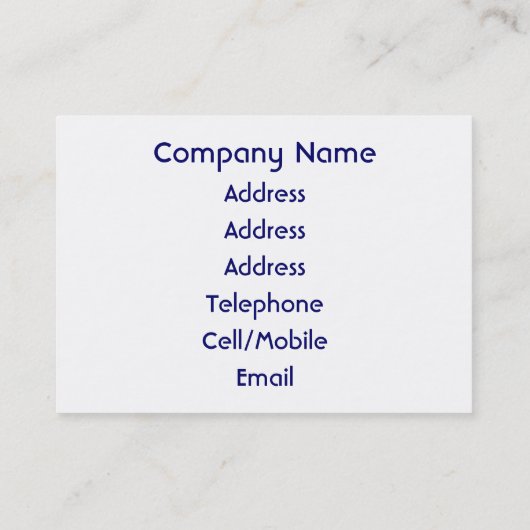 CARTE DE VISITE ANCIENNE ANGLETERRE (Dos)