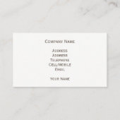 CARTE DE VISITE ANCIENNE ANGLETERRE (Dos)