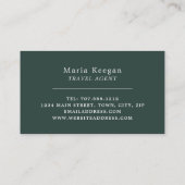 Carte De Visite Ancienne statue égyptienne, Le Caire, agent de voy (Dos)