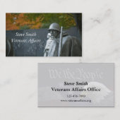 Carte De Visite Anciens combattants (Devant / Derrière)