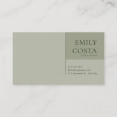 Carte De Visite Ancient Tree Forest Archway Rustic Landscape (Dos)