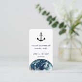 Carte De Visite Ancre (Debout devant)