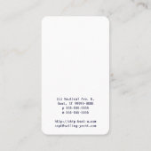 Carte De Visite Ancre (Dos)