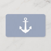 Carte De Visite Ancre de livraison simple personnalisable couleur (Dos)