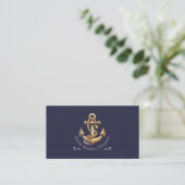 Carte de visite Ancre Dorée (Debout devant)