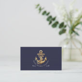 Carte de visite Ancre Dorée (Debout devant)