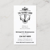Carte De Visite Ancre moderne (Dos)