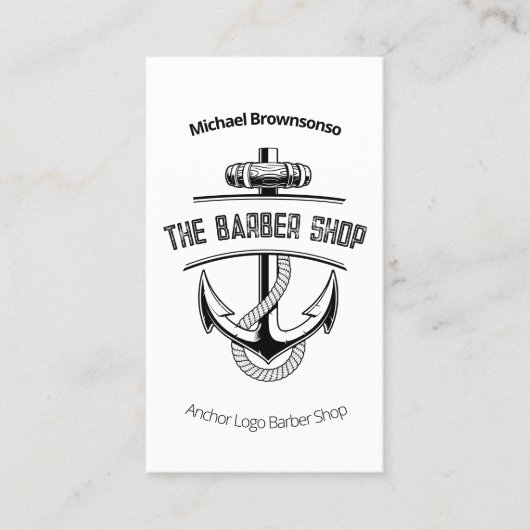 Carte De Visite Ancre moderne (Devant)