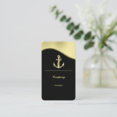 Carte De Visite Ancre or (Debout devant)