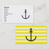Carte De Visite Ancres Aweigh (Devant / Derrière)