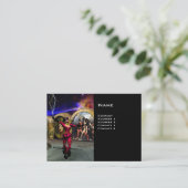 Carte De Visite ANDROID BALLET, Black Science Fiction (Debout devant)