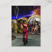 Carte De Visite ANDROID BALLET, Blue Science Fiction (Dos)