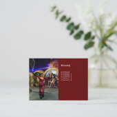 Carte De Visite ANDROID BALLET, Red Science Fiction (Debout devant)