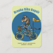 Carte De Visite Âne de réparation de vélo (Devant)