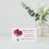 Carte de visite Anemone (Debout devant)