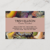 Carte De Visite Anémone de mer Nature scientifique Océan (Dos)