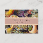 Carte De Visite Anémone de mer Nature scientifique Océan (Devant)