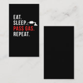 Carte De Visite Anesthésiologiste amusant Passe-gaz des infirmière (Devant / Derrière)