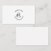 CARTE DE VISITE ANESTHESIOLOGUE DÉDIÉ (Devant / Derrière)