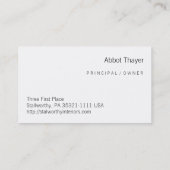 Carte De Visite Ange (Dos)