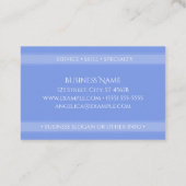 Carte De Visite Ange ailes Dreamrose doux bleu (Dos)