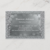 Carte De Visite Ange argenté (Dos)