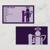 Carte De Visite ange de conseil : (Devant / Derrière)