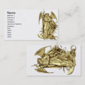 Carte De Visite Ange de la protection (Devant / Derrière)