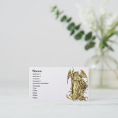 Carte De Visite Ange de la protection (Debout devant)