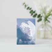 Carte De Visite Ange Écriture Dans Le Mémorial Des Nuages (Debout devant)