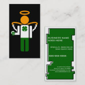 Carte De Visite ange irlandais (Devant / Derrière)