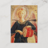 CARTE DE VISITE ANGE MUSICAL JOUER À LA DROME (Dos)