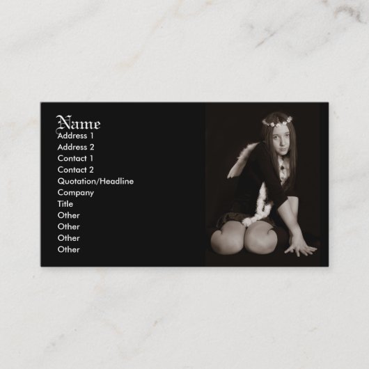 Carte De Visite Angel (Devant)