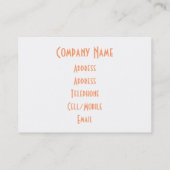 CARTE DE VISITE ANGEL (Dos)