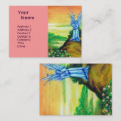 CARTE DE VISITE ANGEL À DOUBLE LUMIÈRE (Devant / Derrière)