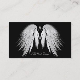 Carte De Visite ANGEL AILES Noir Vous Choisissez Couleur Personnal