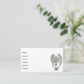 Carte De Visite Angel, Art crayon (Debout devant)