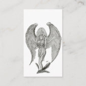 Carte De Visite Angel, Art crayon (Dos)