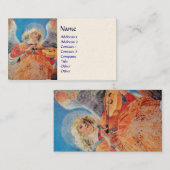 CARTE DE VISITE ANGEL DE NOËL (Devant / Derrière)