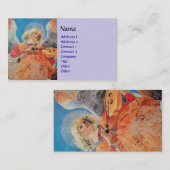 CARTE DE VISITE ANGEL DE NOËL (Devant / Derrière)