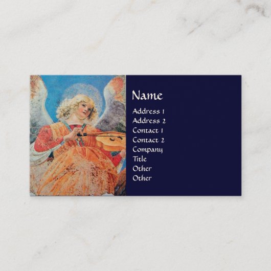 CARTE DE VISITE ANGEL DE NOËL (Devant)